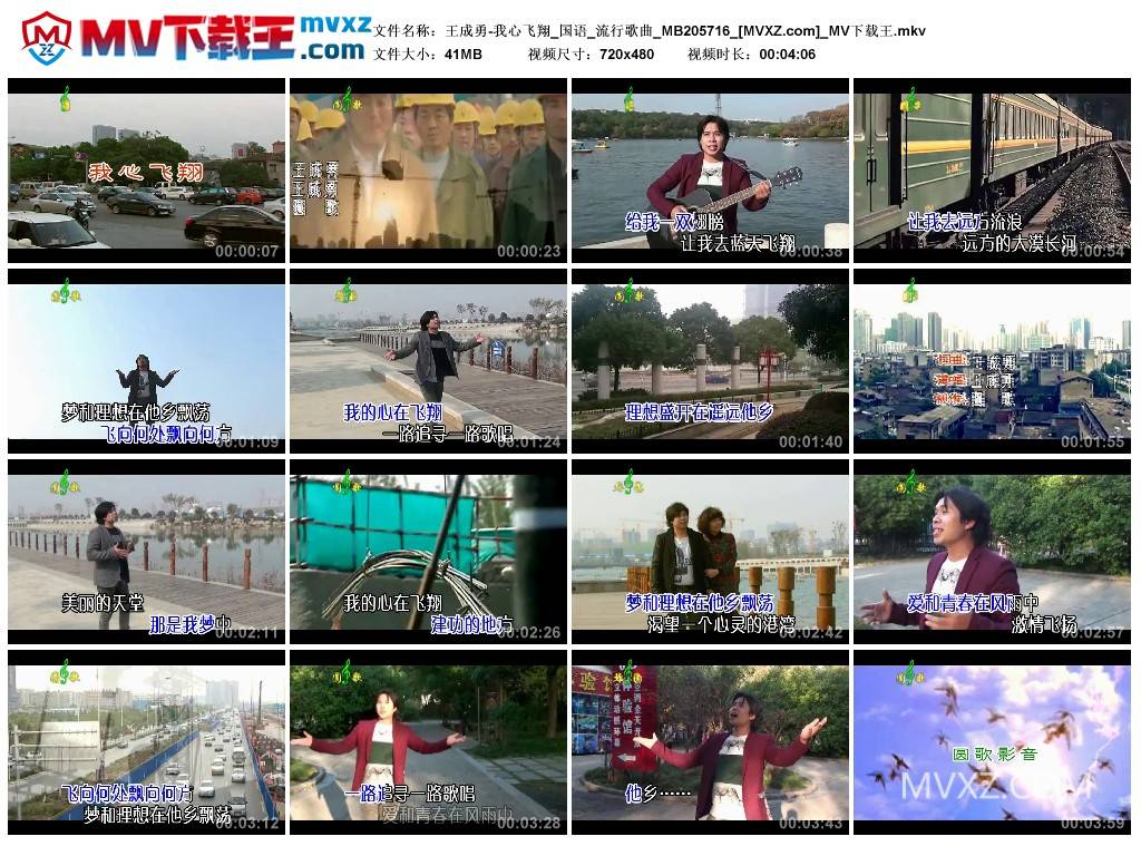 王成勇-我心飞翔_国语_流行歌曲_MB205716